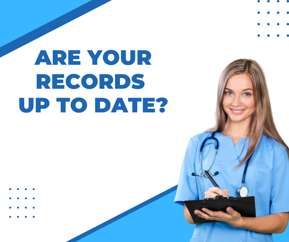 Are your records up to date?