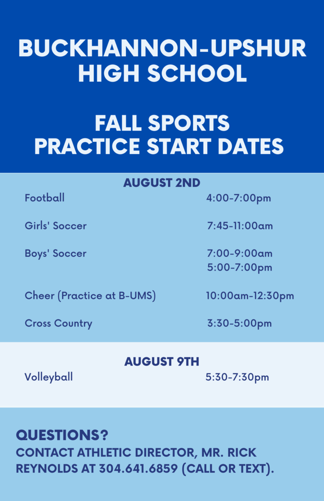 B-UHS Fall Sports Practice