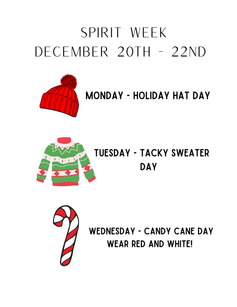 Spirt week flyer